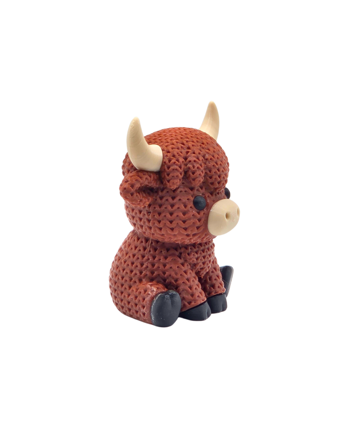 Harry Highland Cow — 3D Knit Buddy