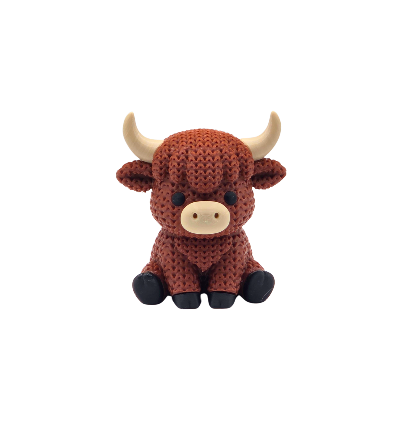 Harry Highland Cow — 3D Knit Buddy