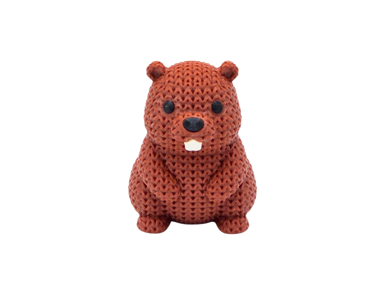 Billy Beaver — 3D Knit Buddy