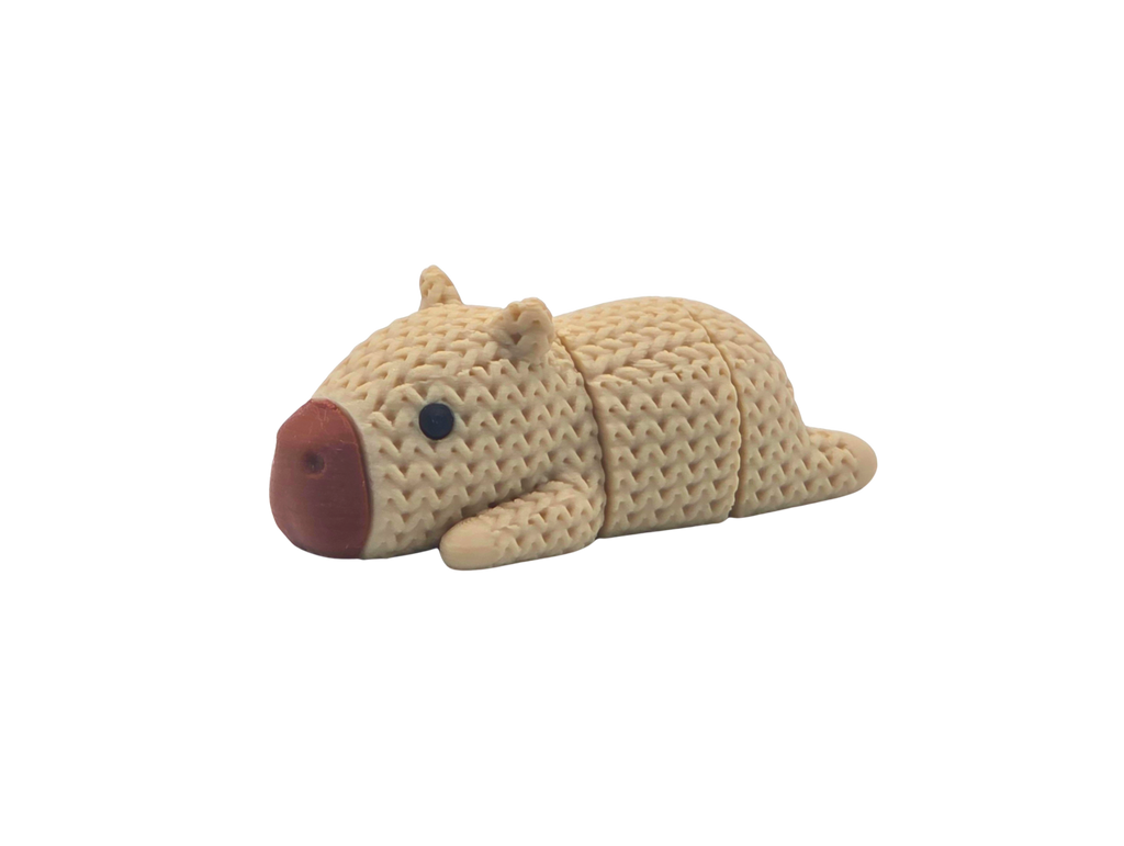 Captain Capybara — 3D Knit Wiggle