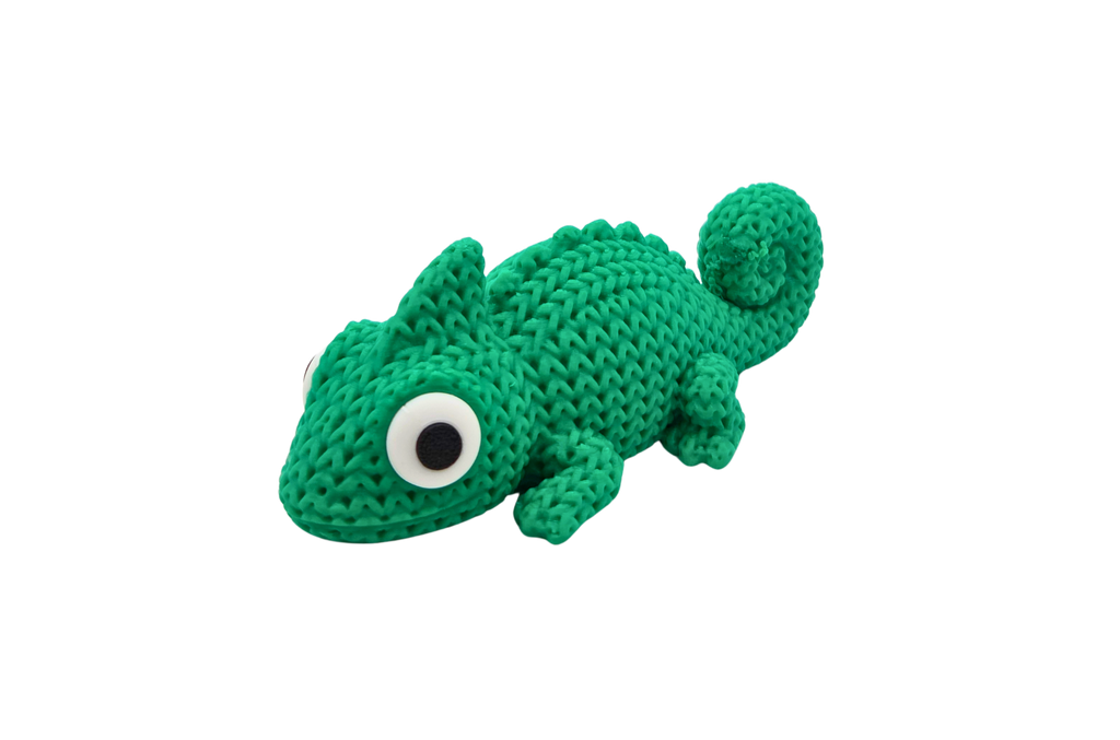Cam Chameleon — 3D Knit Buddy