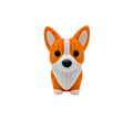 Coralee Corgi — 3D Knit Buddy