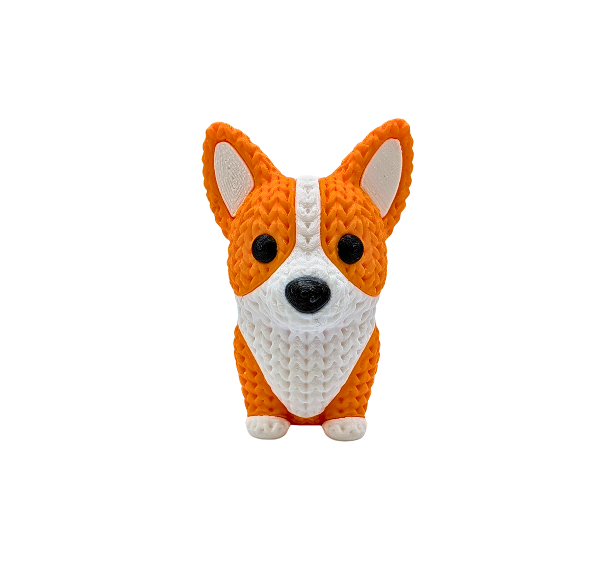 Coralee Corgi — 3D Knit Buddy