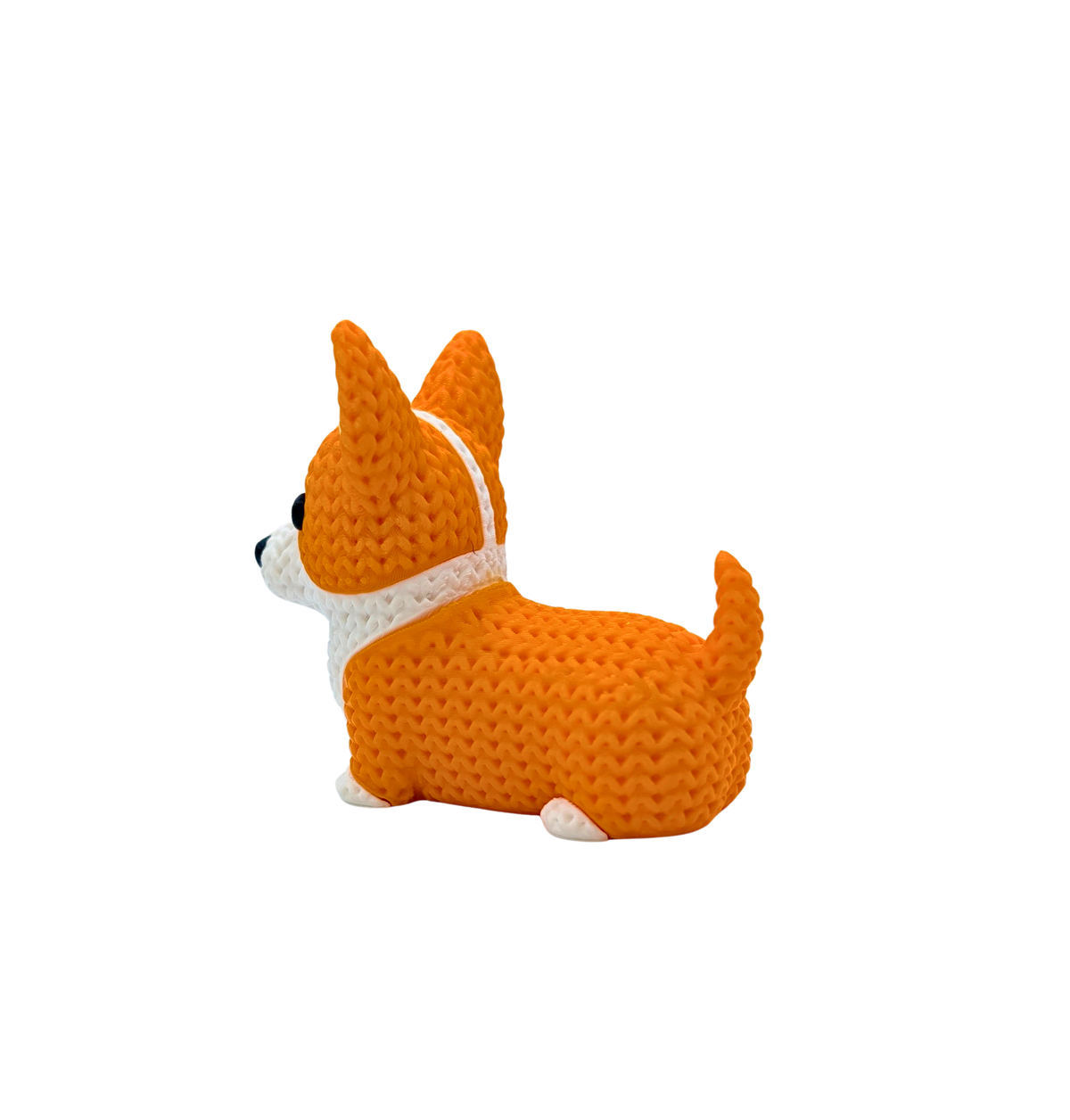 Coralee Corgi — 3D Knit Buddy
