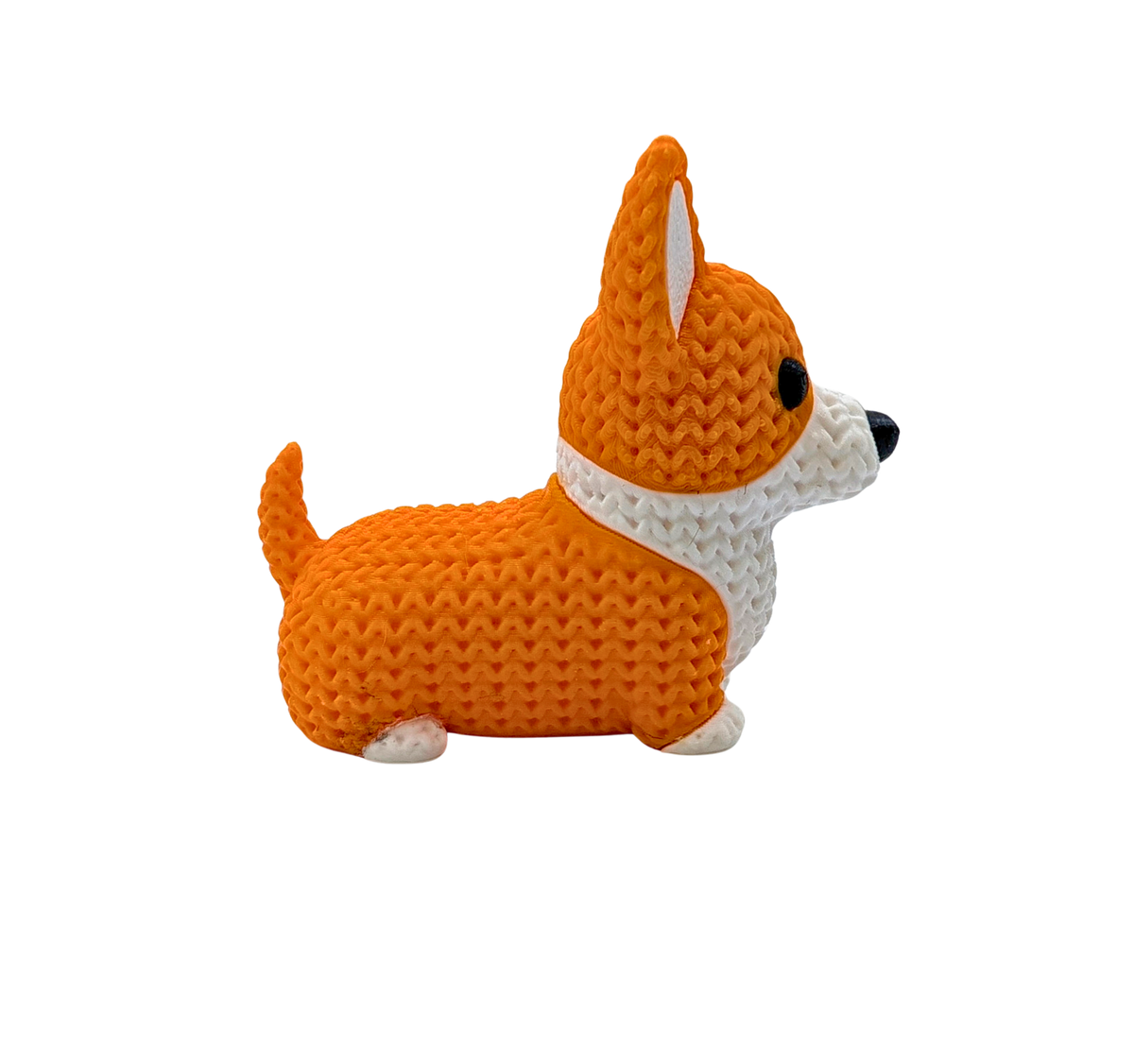 Coralee Corgi — 3D Knit Buddy