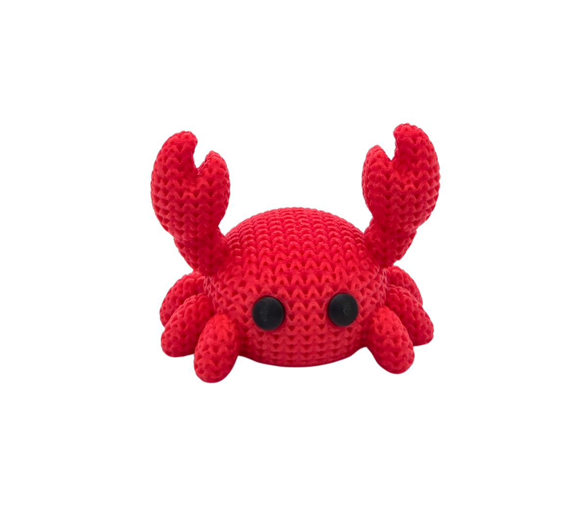 Caleb Crab — 3D Knit Buddy