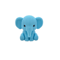 Ellie Elephant — 3D Knit Buddy