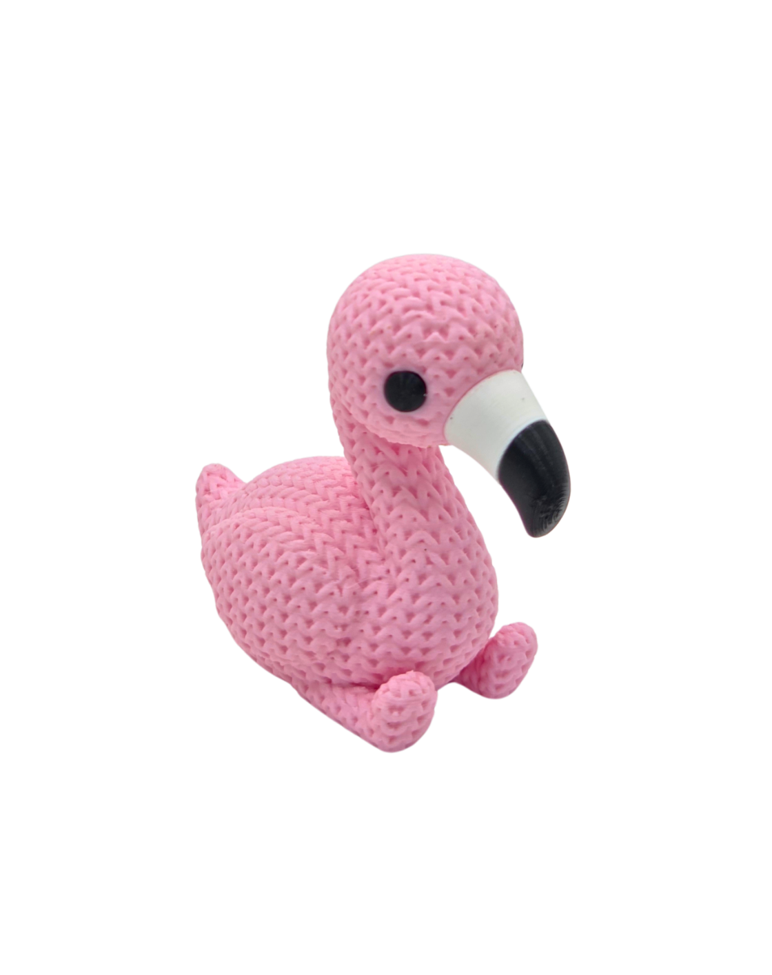 Flossie Flamingo — 3D Knit Buddy
