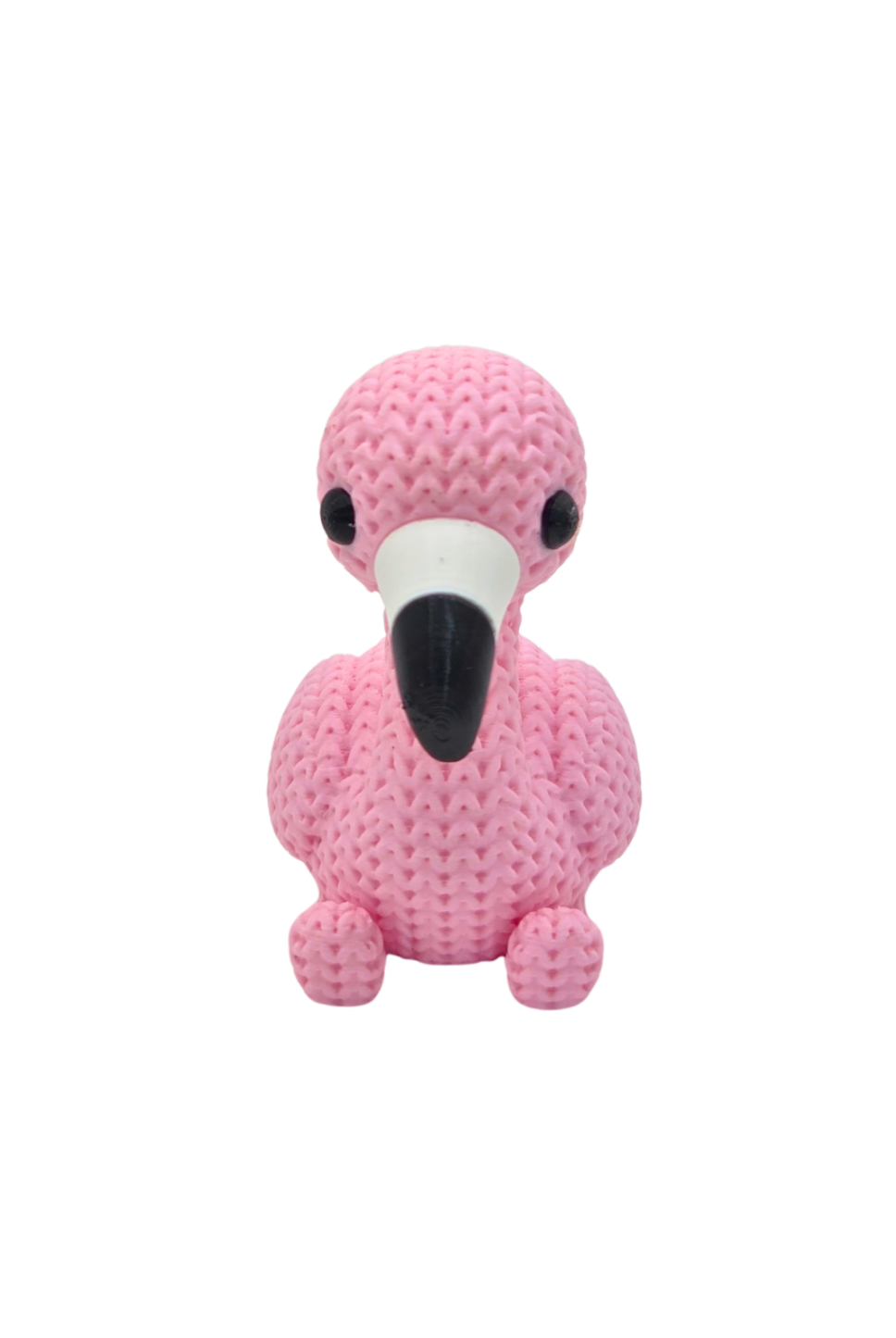 Flossie Flamingo — 3D Knit Buddy