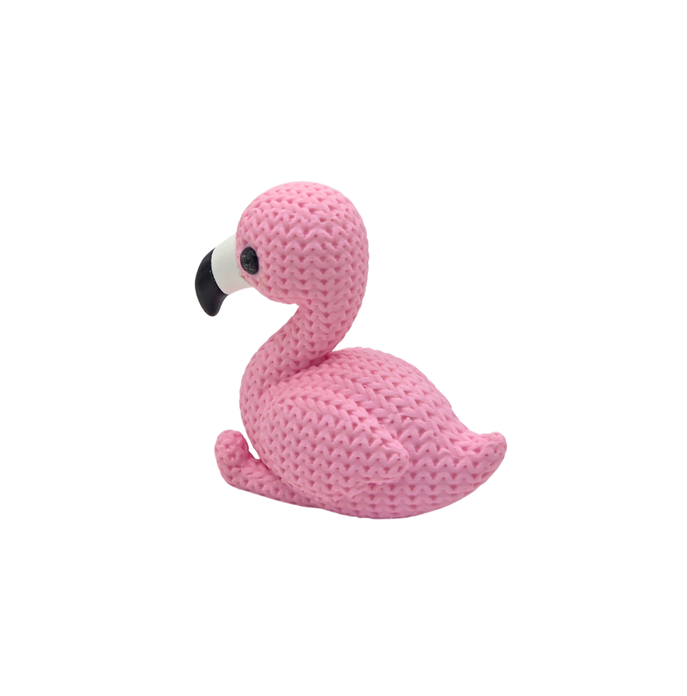 Flossie Flamingo — 3D Knit Buddy