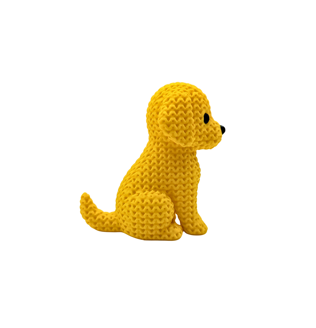 Goldie Golden Retriever — 3D Knit Buddy