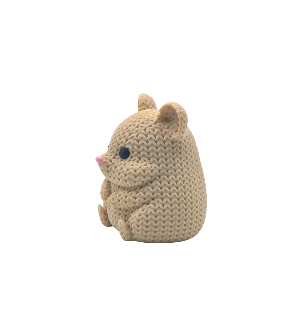 Hamilton Hamster — 3D Knit Buddy