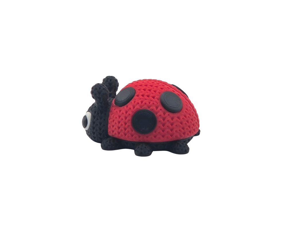 Lainey Ladybug — 3D Knit Buddy