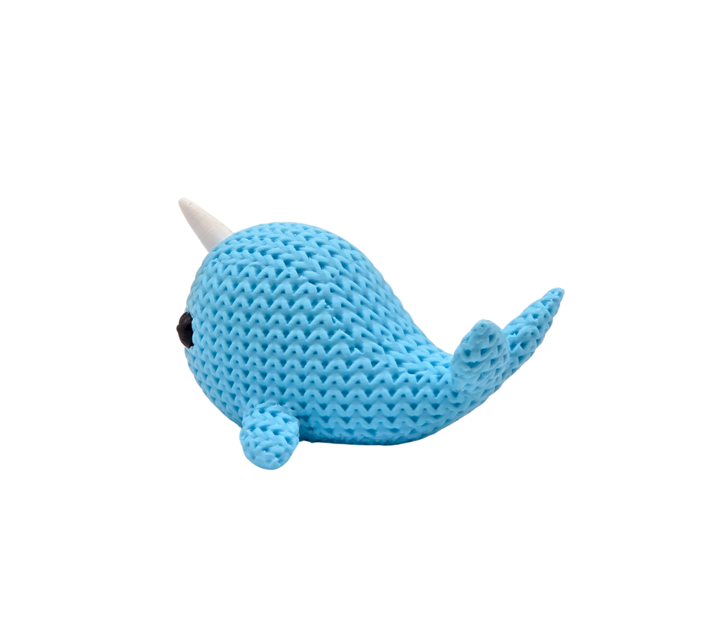 Natalie Narwhal — 3D Knit Buddy