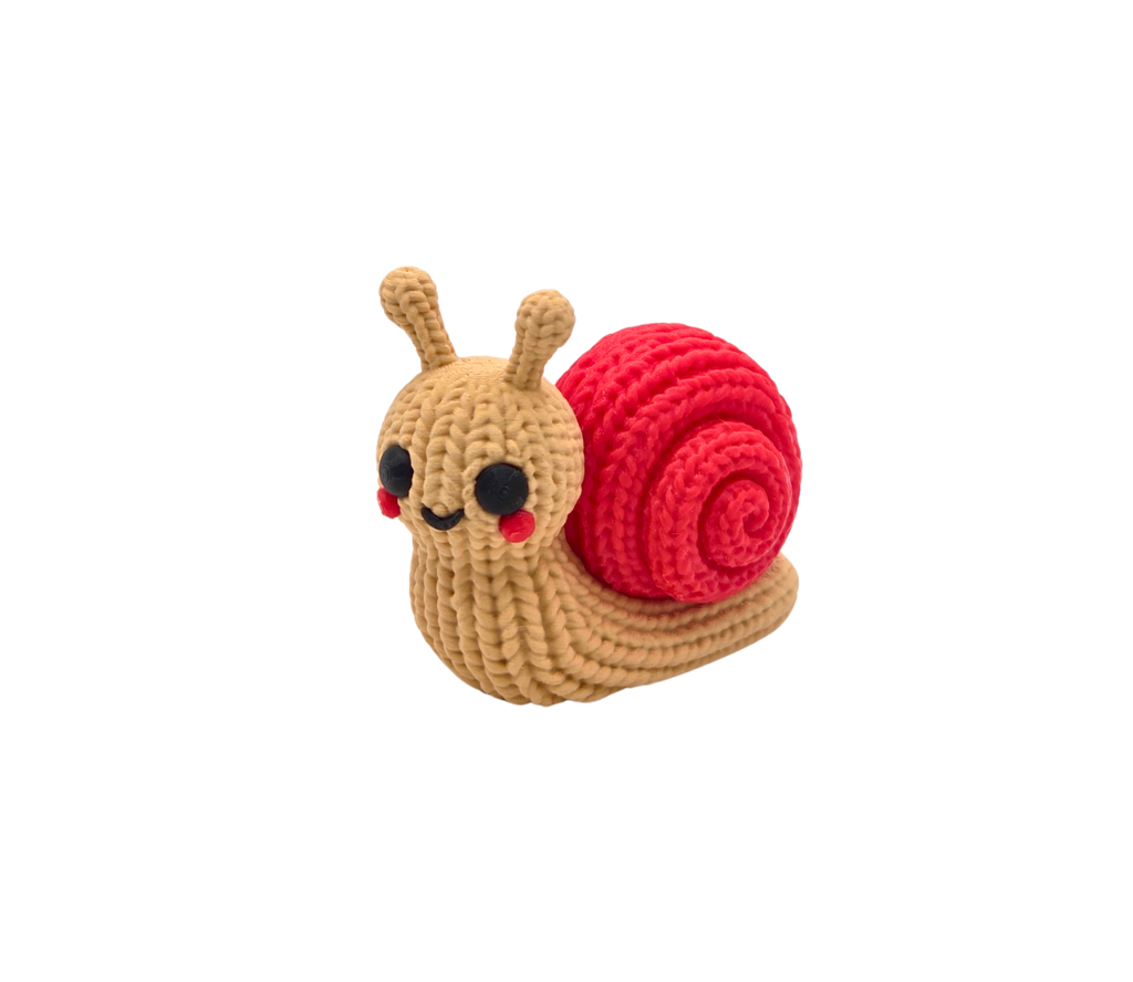 Susie Snail — 3D Knit Buddy