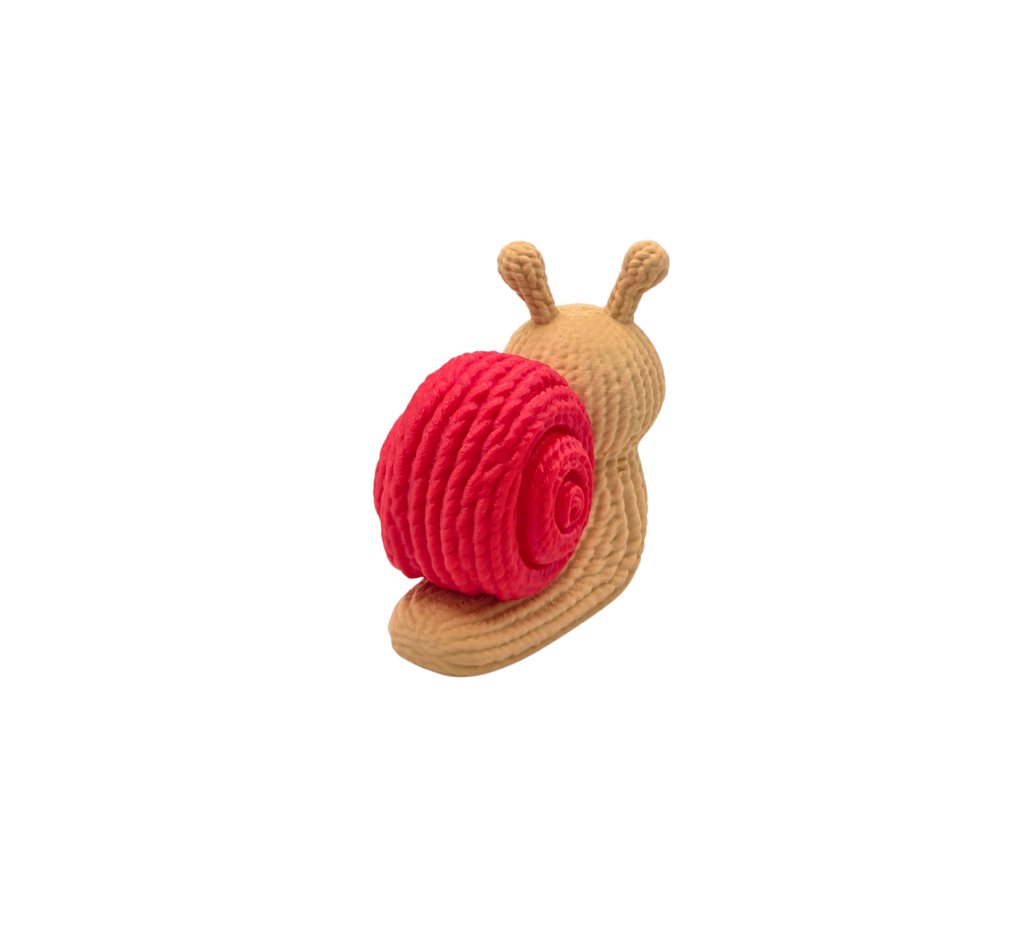 Susie Snail — 3D Knit Buddy