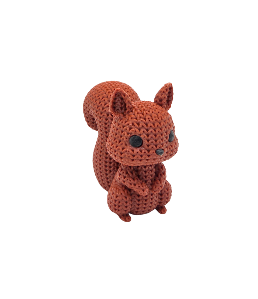 Scott Squirrel — 3D Knit Buddy
