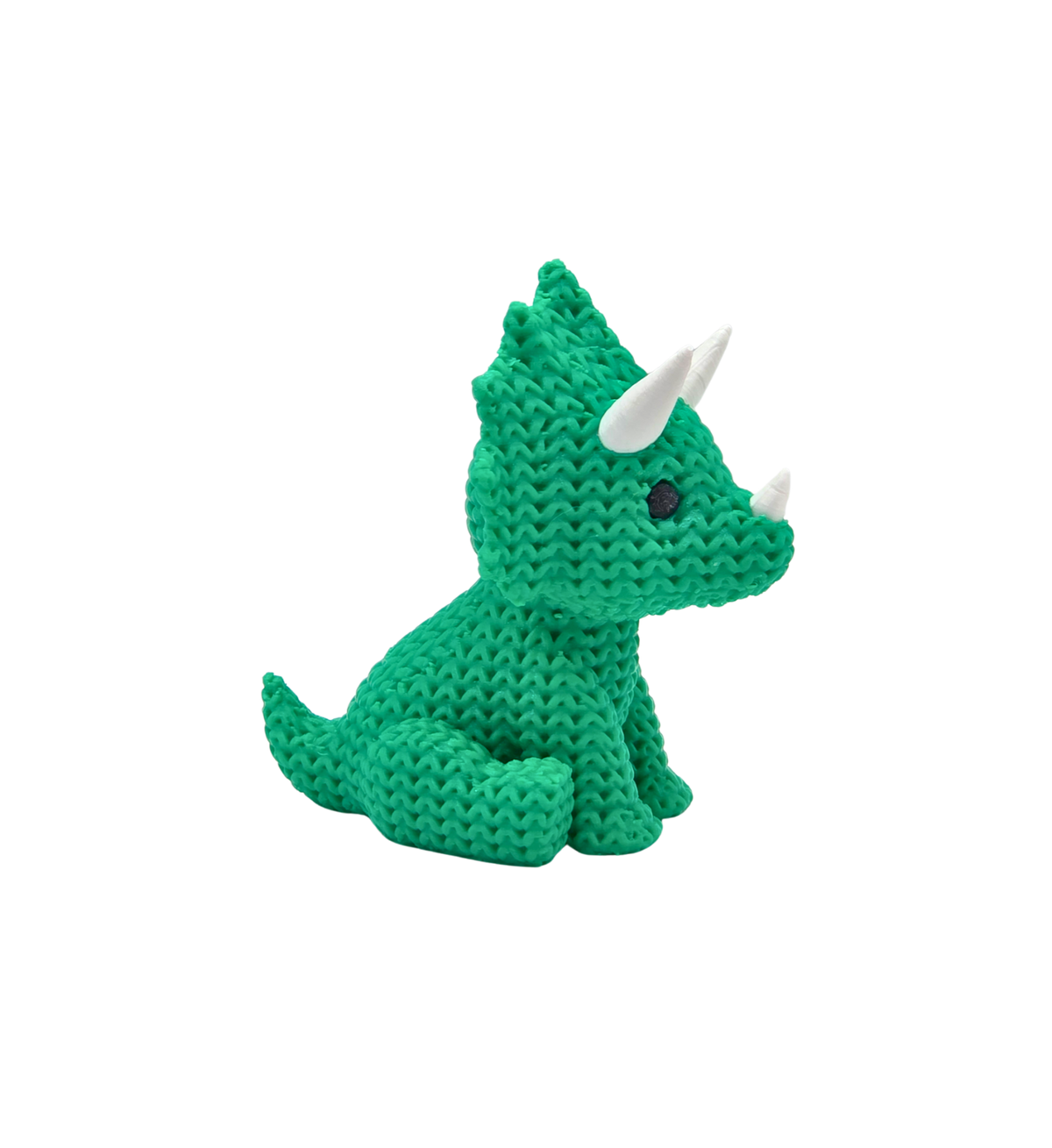 Tina Triceratops — 3D Knit Buddy