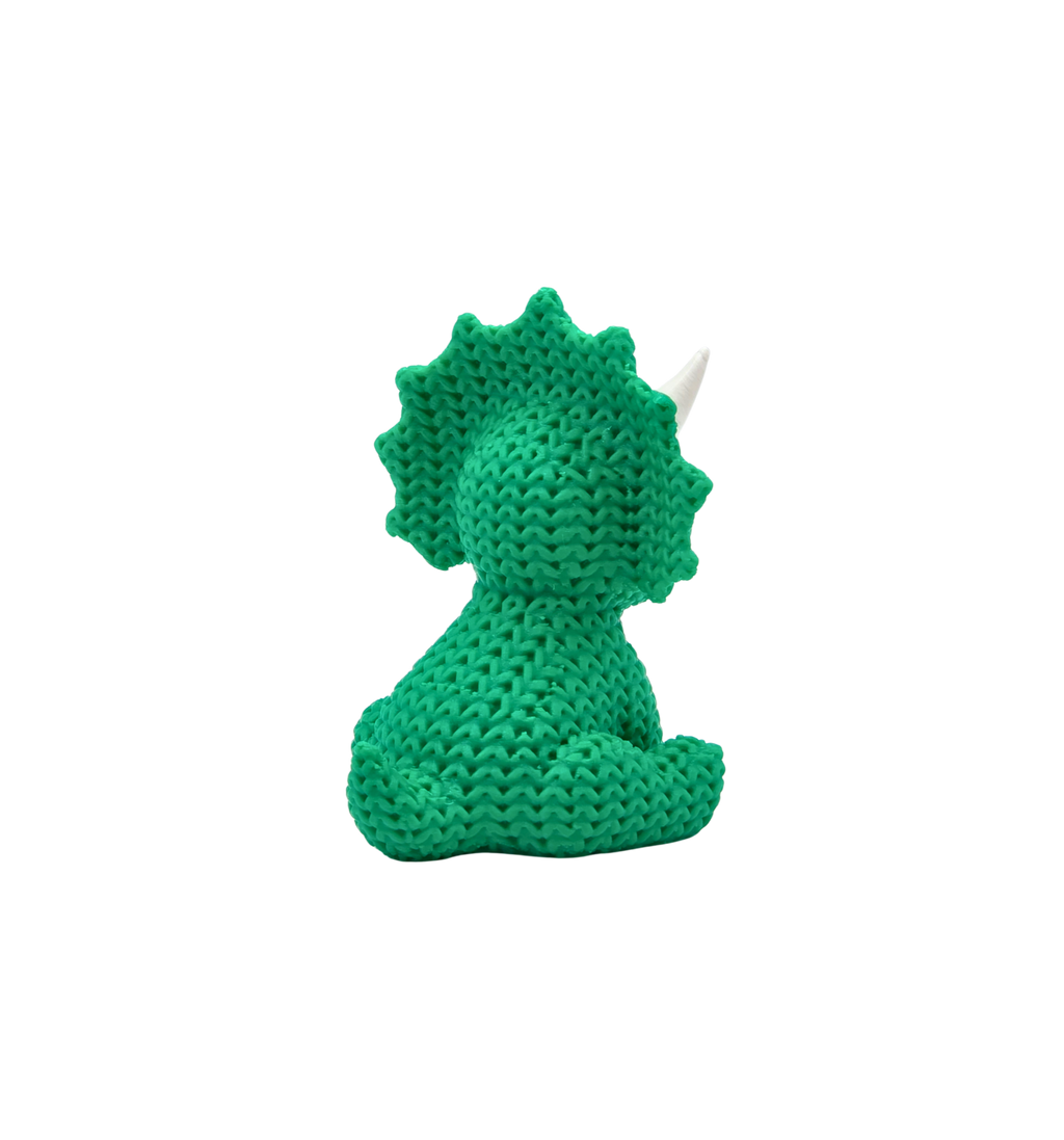 Tina Triceratops — 3D Knit Buddy