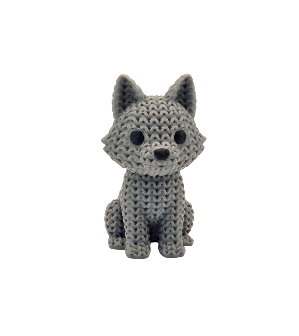 Wolfie Wolf — 3D Knit Buddy